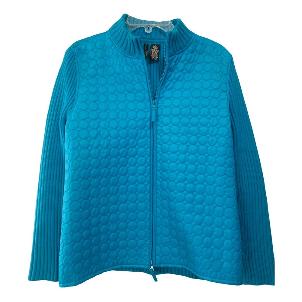 NWOT Blue Quilted Puffer Jacket